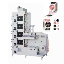 RTRY-420 China roll to roll flexography printer rotary felxo printing press machine 6 color flexo label printing machine